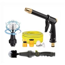 서령_ 다용도 강력분사 워터건 15m 세차및 물청소/회전브러쉬 증정, 없음