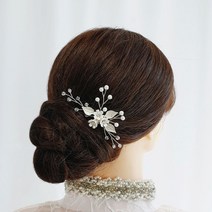 델뷰 헤어핀 셀프웨딩 한복뒤꽂이 헤어악세사리