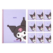 산리오 캐릭터즈 귀여운 원링 일반노트 10P, 쿠로미(퍼플)