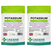 Lindens 린덴스 칼륨 200mg 비타민C 50mg 100정 x 2팩
