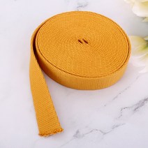 짱패브릭 (5마)25mm 하네스 리드줄 3중직 웨이빙-머스타드