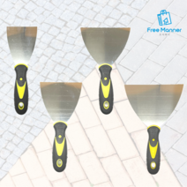 [FreeManner] 스텐 스크래퍼 해라 헤라 끌 칼 긁개 껌제거 주걱 이물질 제거 바닥 청소, 1개