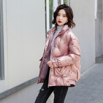 DFMEI 여성 겨울 코디 긴팔 베이커리 패딩
