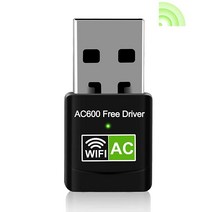 USB Wi-Fi 어댑터 노트북/데스크탑 PC 듀얼 밴드 5G/2.4G 미니 Wi-Fi 동글 컴퓨터 외부 네트워크 카드 윈도우 11/10/8/XP 등용 CD 드라이브 필요 없, Black_Mini