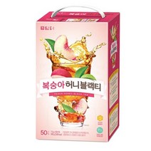 담터 복숭아 허니 블랙티, 13g, 1개, 250개입