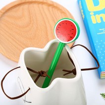 1+1 귀욤 상큼 과일 볼펜 수박 팬시 디자인볼펜, 3개