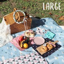 더해피 양면방수 대형 식탁/테이블/피크닉 매트, 단품