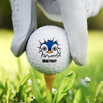 반달콤 주문제작 커스텀 골프공, 07.펭귄A, 1개