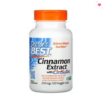 닥터스베스트 Cinnamon Extract CinSulin 250mg 120 베지캡슐 시나몬 계피추출물 신슐린