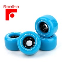 프리라인 Freeline 스케이트 보드 휠 롱보드 드리프트 패들 보드 바퀴 부품 (4개 1세트), 블루 4개 세트 (베어링 미포함)