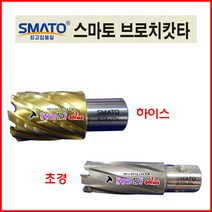 SMATO 스마토 브로치컷터 HSS-28mm 25L(규격 선택해주시기 바랍니다) 브럿치컷터 악마의발톱 드릴 기리 천공 브로치캇타 마그드릴장착 드릴비트 홀쏘 탱크, 28(25L)