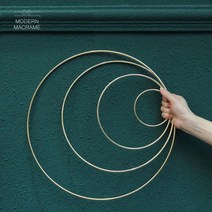 프리미엄 골드 메탈링 5mm 마크라메 재료