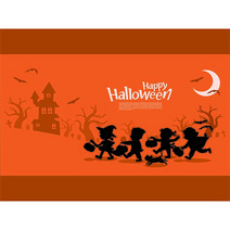 할로윈데이현수막 할로윈현수막 할로윈파티 장식 용품 Happy Halloween day 어린이집 유치원 영어학원 배경현수막 포토존 전문디자인샵 도모꼬, G6.할로윈