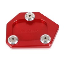 2023 오토바이 사이드 스탠드 확대 풋 패드 플레이트 혼다 CB125R 2017-2023 CB R 용, 05 RED NO LOGO