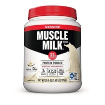 머슬밀크 Lean Muscle 바닐라 크림 단백질 파우더 0.9kg 2파운드 1팩, 1개