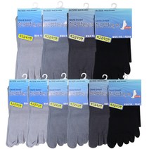 용신양말 신사용 (중목) 뒤꿈치 있는 발가락양말 10켤레(혼합색상) 랜덤발송