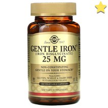 솔가 젠틀 아이언 철분 25mg 베지 180정, 1개, 기본