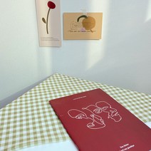 [WINZI_마켓] 전시용테이블보 레이스테이블러너 비닐식탁보 횟집식탁보 감성인테리어, 인테리어 데코 체크 테이블보 L사이즈, 핑크 체크 _WZ류MRK