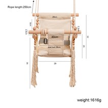 바운서 안전 스윙 만화 캔버스 의자 교수형 나무 야외 스윙 방애기 흔들침대 아기 신생아, pqt102102-1p
