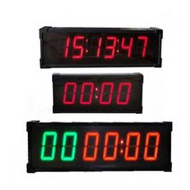 스톱워치 LED 대형 카운트다운 시계 타이머 전광판, 충전버전 1.5인치 4자리