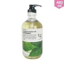 다오코리아 태국 코코넛 아로마 마사지 오일 480ml 페퍼민트, 단품