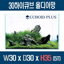 큐보이드플러스 30하이큐브어항 올디아망수조 303035 (5T)