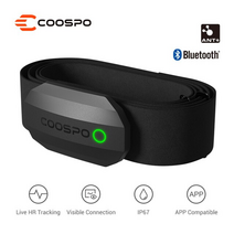 자전거심박계 속도계마운트 hrm808s coospo 가슴 심박수 모니터 스트랩 블루투스 4.0 ant+ 심박수 센서 방수 for wahoo garmin bike computer, 검은색