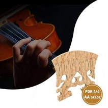 바이올린 줄 활 현Select Figured Violin Bridge Unslotted Semi Finished 에어 드라이 AA 그레이드 메이플, 08 Baroque-3