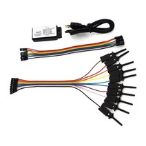 스펙트럼 분석기 주파수 그래픽 test hook clip logic Analyzer test folder for jumper wire dupont cable for usb, 없음