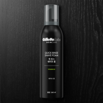 신제품 질레트랩스 퀵 린스 쉐이브 폼 240ml, 퀵 린스 쉐이브 폼 240ml G152