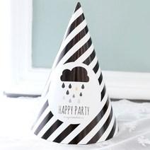 파티스토어 고깔모자 1p 모음 _ 백일상 파티데코, 고깔모자 1p (구름비)