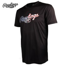 롤링스 RAWLINGS(AMERICA)로고반팔티 [블랙] / AST8S04-B