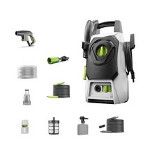 BONJOUR 고압세척기 (TB-G4C) 가정용 자흡가능 인덕션 모터 고압 세차기, 그린 강화B타입