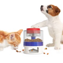 [자동닭모이통사료통] 개팡 강아지 고양이 사료 자율 급식기