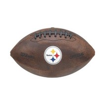 NFL 피츠버그 스틸러스 컬러 로고 풋볼 9인치