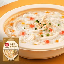 햇반 소프트밀 누룽지닭백숙죽 280Gx4개, 280g