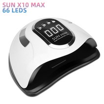 2GIDA 네일아트드라이어 강력한 UV LED 램프, 15.SUN X10 MAX White - UK plug
