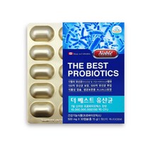 노블 더베스트유산균500MLX30캡슐 온가족유산균 멀티프로바이오틱스 프로바이오틱스유산균, 30정, 1개