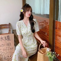 M-4XL 빅사이즈 롱원피스 맥시 비치 여름 A라인 여신 캐주얼 꾸안꾸룩 시원한 바캉스룩