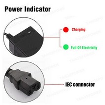 전기 팩 부품 DIY 호환 변환 54.6V 4A 리튬 이온 배터리 충전기 48V 13S Kugoo G1 스쿠터 휠체어 자전거, 07 IEC, 02 EU