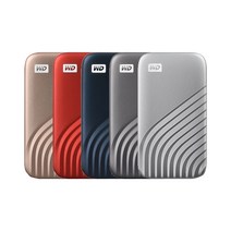 WD NEW MY PASSPORT 2TB 외장SSD 그레이, 1개, 0TB
