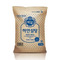 제일제당 CJ 백설 하얀설탕 15kg, 1개