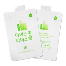 엄지부직포 수지없는 아이스팩 반제품 16x24cm 1000개+물주입기, 단품