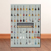 o123 기타 종류 지도 캔버스액자 인테리어소품, 무광일반_S_16cm x 23cm
