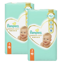 [프리미엄케어] 유럽산 팸퍼스 기저귀 밴드 3단계 Pampers 바우처, [프리미엄케어] 밴드 3단계 60*2팩 120매