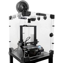 범용 3D 프린터 인클로저 5mm 플렉시 글라스 키트 540mm x 620mm 기능성 볼륨 포함 IKEA 랙 테이블의 경우 PRUSA MK3S Creality Ender 시리즈, 단일모델명/품번