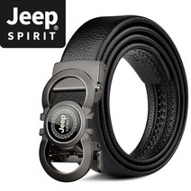 JEEP SPIRIT 자동 소가죽 벨트 T0469