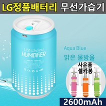 [미래온쇼핑]LG셀 초음파 휴대용 무선가습기 USB충전식 미니가습기 EA549, 쿠팡 아쿠아블루, 쿠팡 본상품선택