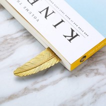 깃털 금속 책갈피 북마크 북홀더 북마커 북클립, 실버