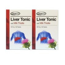 오리진에이 리버 토닉 밀크시슬 밀크씨슬 실리마린 90정 2팩 (호주) ORIGIN-A LIVER TONIC with Milk Thistle